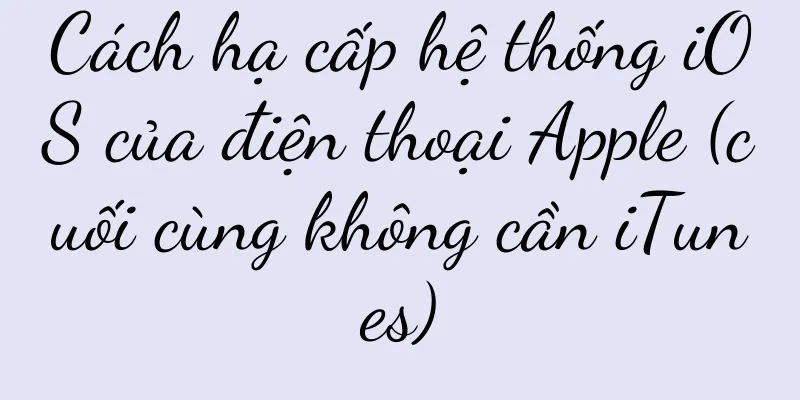 Cách hạ cấp hệ thống iOS của điện thoại Apple (cuối cùng không cần iTunes)
