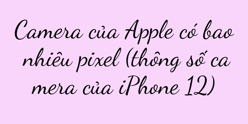 Camera của Apple có bao nhiêu pixel (thông số camera của iPhone 12)