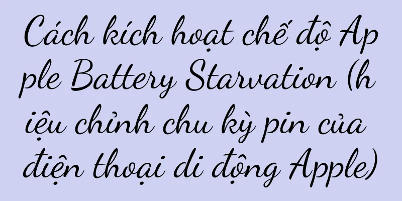 Cách kích hoạt chế độ Apple Battery Starvation (hiệu chỉnh chu kỳ pin của điện thoại di động Apple)