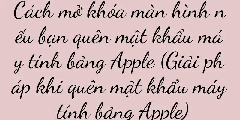 Cách mở khóa màn hình nếu bạn quên mật khẩu máy tính bảng Apple (Giải pháp khi quên mật khẩu máy tính bảng Apple)
