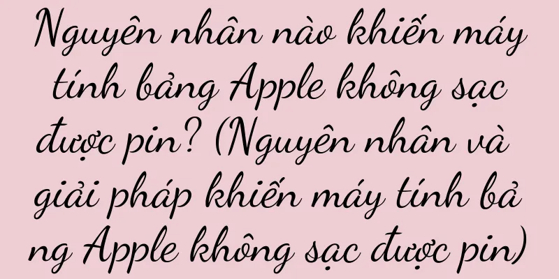 Nguyên nhân nào khiến máy tính bảng Apple không sạc được pin? (Nguyên nhân và giải pháp khiến máy tính bảng Apple không sạc được pin)