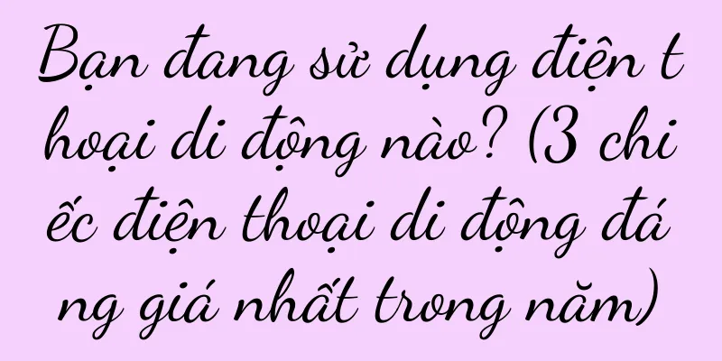 Bạn đang sử dụng điện thoại di động nào? (3 chiếc điện thoại di động đáng giá nhất trong năm)