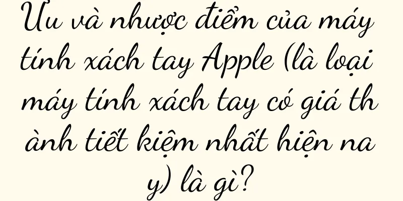 Ưu và nhược điểm của máy tính xách tay Apple (là loại máy tính xách tay có giá thành tiết kiệm nhất hiện nay) là gì?
