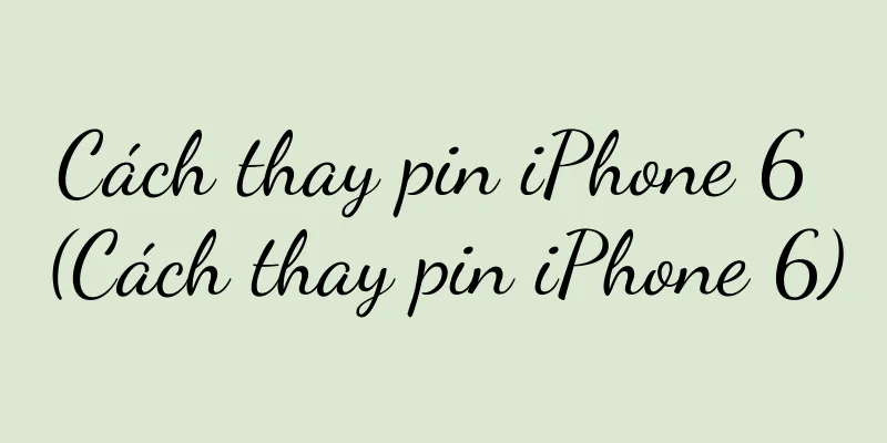 Cách thay pin iPhone 6 (Cách thay pin iPhone 6)