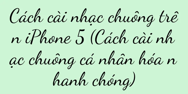 Cách cài nhạc chuông trên iPhone 5 (Cách cài nhạc chuông cá nhân hóa nhanh chóng)