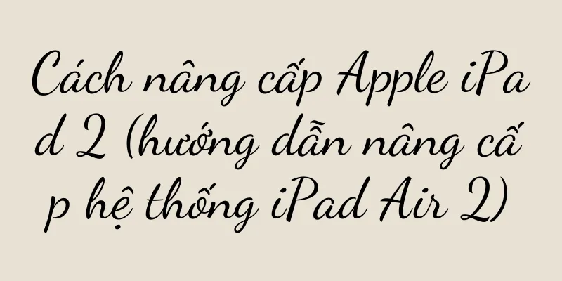 Cách nâng cấp Apple iPad 2 (hướng dẫn nâng cấp hệ thống iPad Air 2)