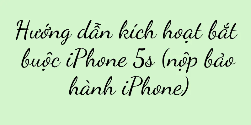 Hướng dẫn kích hoạt bắt buộc iPhone 5s (nộp bảo hành iPhone)