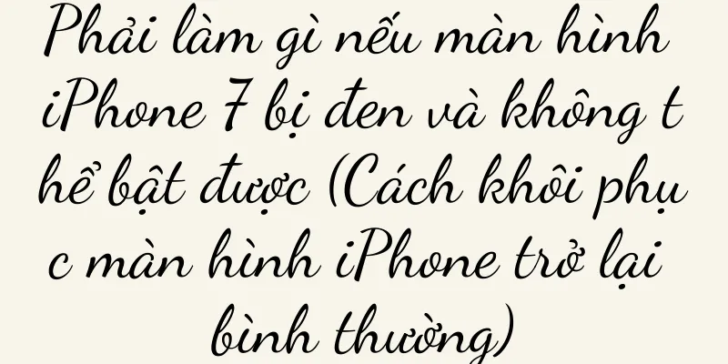 Phải làm gì nếu màn hình iPhone 7 bị đen và không thể bật được (Cách khôi phục màn hình iPhone trở lại bình thường)