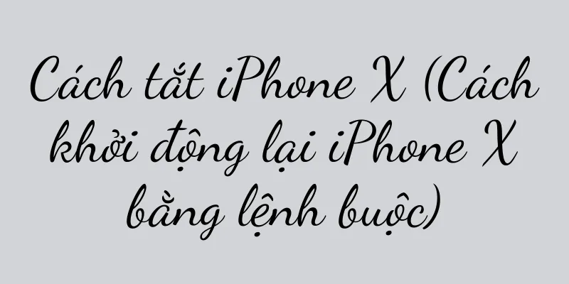 Cách tắt iPhone X (Cách khởi động lại iPhone X bằng lệnh buộc)