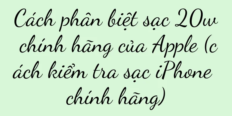 Cách phân biệt sạc 20w chính hãng của Apple (cách kiểm tra sạc iPhone chính hãng)