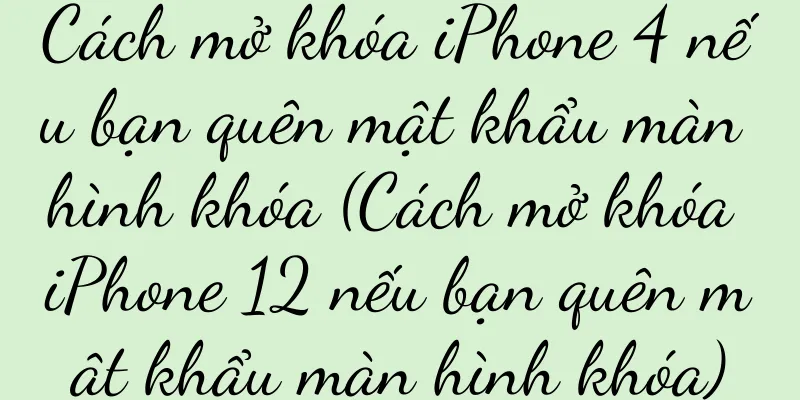 Cách mở khóa iPhone 4 nếu bạn quên mật khẩu màn hình khóa (Cách mở khóa iPhone 12 nếu bạn quên mật khẩu màn hình khóa)
