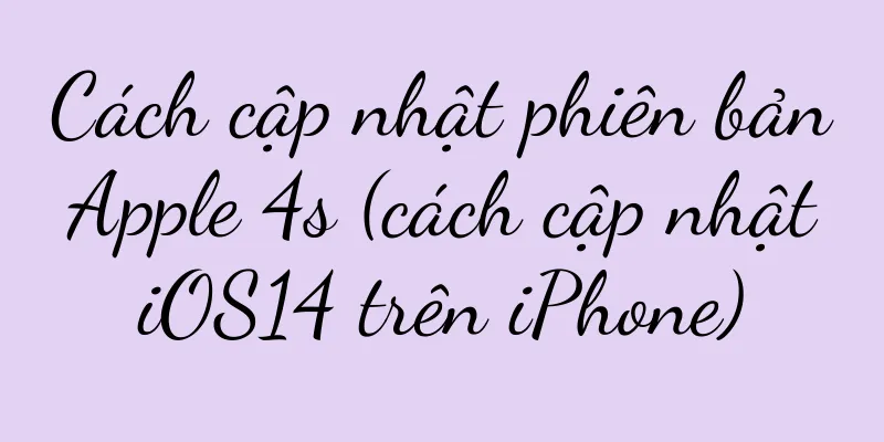 Cách cập nhật phiên bản Apple 4s (cách cập nhật iOS14 trên iPhone)