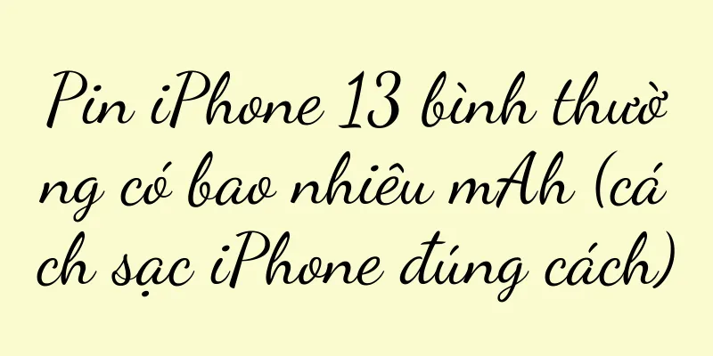 Pin iPhone 13 bình thường có bao nhiêu mAh (cách sạc iPhone đúng cách)