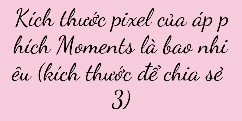 Kích thước pixel của áp phích Moments là bao nhiêu (kích thước để chia sẻ 3)