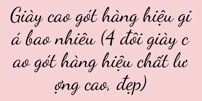 Giày cao gót hàng hiệu giá bao nhiêu (4 đôi giày cao gót hàng hiệu chất lượng cao, đẹp)