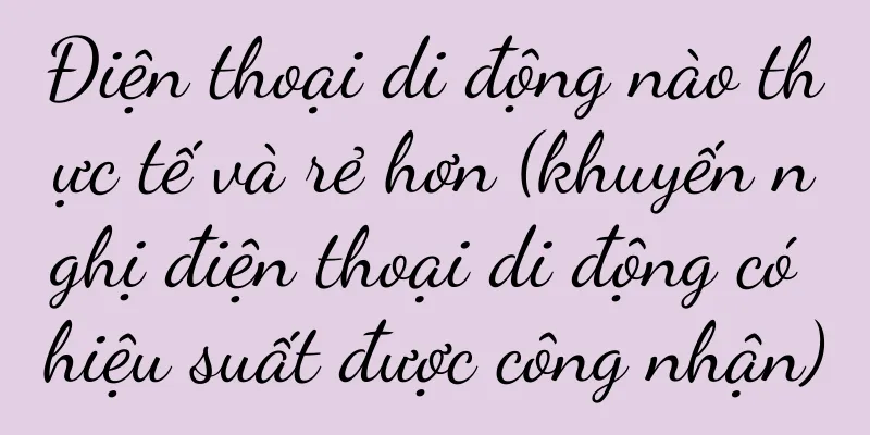 Điện thoại di động nào thực tế và rẻ hơn (khuyến nghị điện thoại di động có hiệu suất được công nhận)