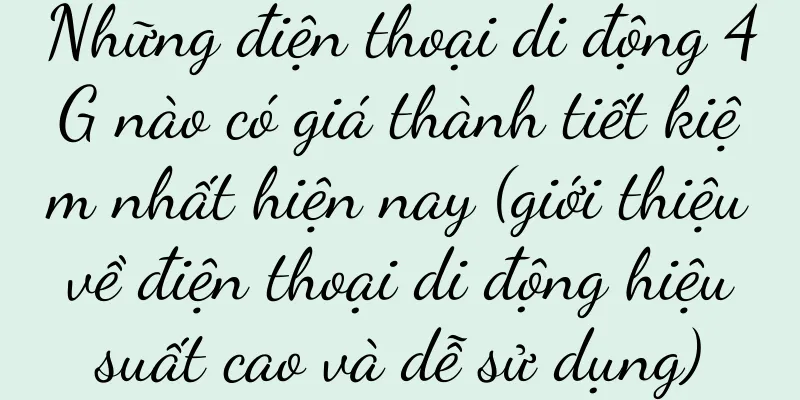 Những điện thoại di động 4G nào có giá thành tiết kiệm nhất hiện nay (giới thiệu về điện thoại di động hiệu suất cao và dễ sử dụng)