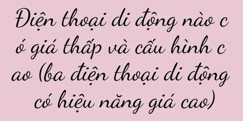 Điện thoại di động nào có giá thấp và cấu hình cao (ba điện thoại di động có hiệu năng giá cao)