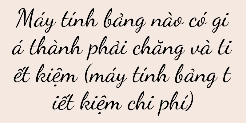 Máy tính bảng nào có giá thành phải chăng và tiết kiệm (máy tính bảng tiết kiệm chi phí)