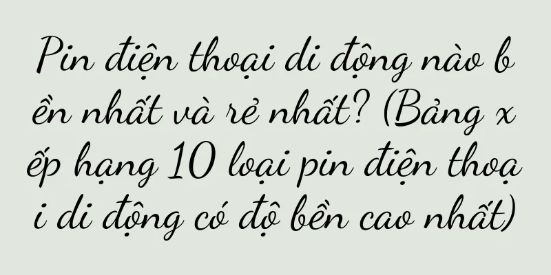Pin điện thoại di động nào bền nhất và rẻ nhất? (Bảng xếp hạng 10 loại pin điện thoại di động có độ bền cao nhất)