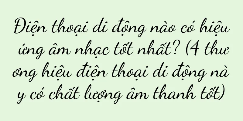 Điện thoại di động nào có hiệu ứng âm nhạc tốt nhất? (4 thương hiệu điện thoại di động này có chất lượng âm thanh tốt)