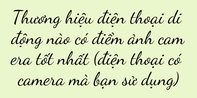 Thương hiệu điện thoại di động nào có điểm ảnh camera tốt nhất (điện thoại có camera mà bạn sử dụng)