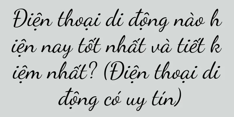 Điện thoại di động nào hiện nay tốt nhất và tiết kiệm nhất? (Điện thoại di động có uy tín)