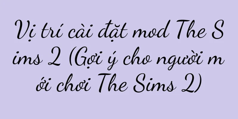 Vị trí cài đặt mod The Sims 2 (Gợi ý cho người mới chơi The Sims 2)