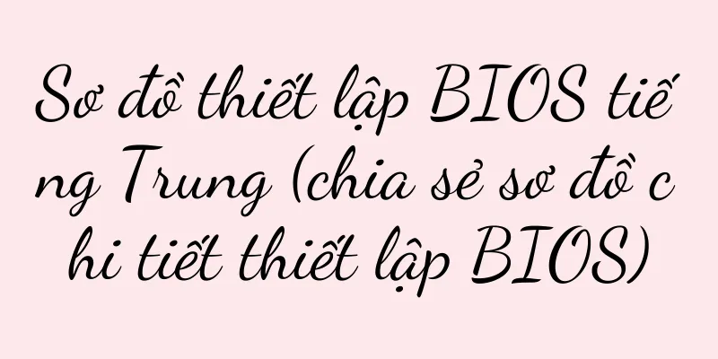 Sơ đồ thiết lập BIOS tiếng Trung (chia sẻ sơ đồ chi tiết thiết lập BIOS)