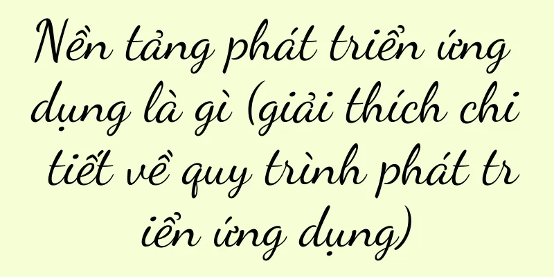 Nền tảng phát triển ứng dụng là gì (giải thích chi tiết về quy trình phát triển ứng dụng)