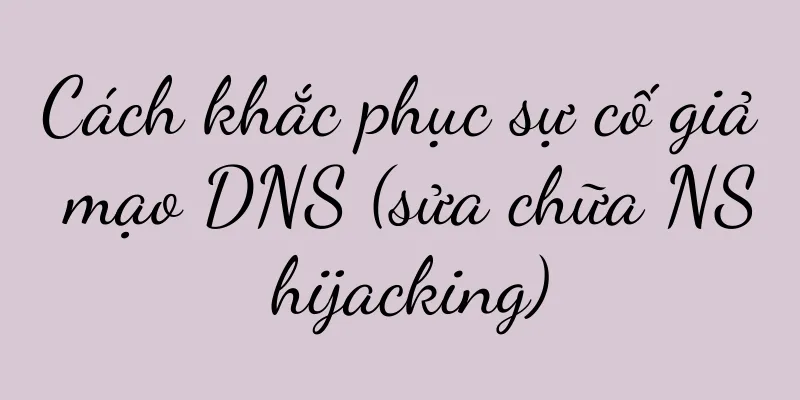 Cách khắc phục sự cố giả mạo DNS (sửa chữa NS hijacking)