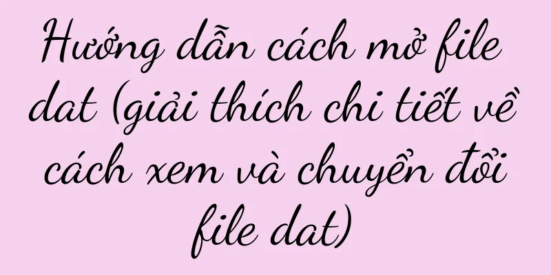 Hướng dẫn cách mở file dat (giải thích chi tiết về cách xem và chuyển đổi file dat)