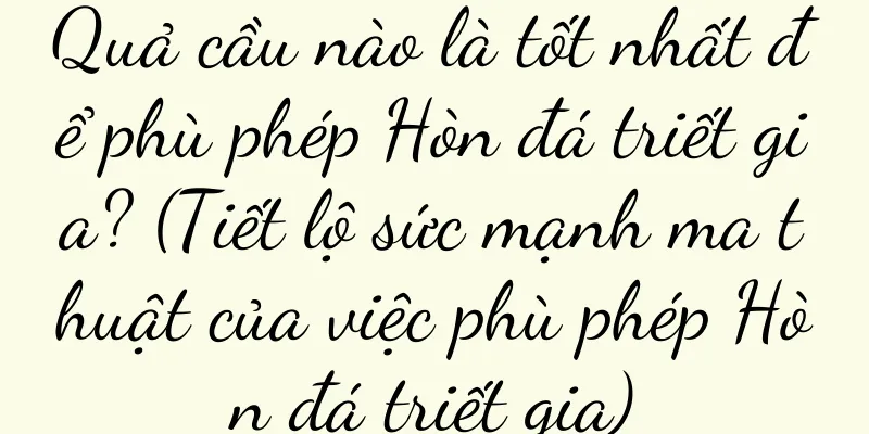 Quả cầu nào là tốt nhất để phù phép Hòn đá triết gia? (Tiết lộ sức mạnh ma thuật của việc phù phép Hòn đá triết gia)