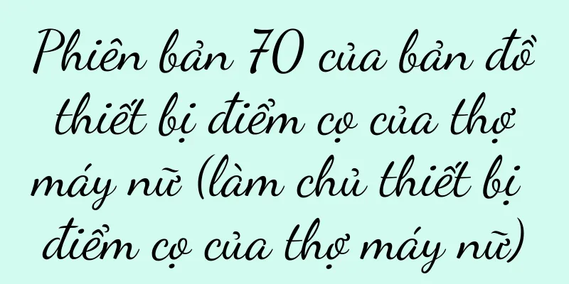 Phiên bản 70 của bản đồ thiết bị điểm cọ của thợ máy nữ (làm chủ thiết bị điểm cọ của thợ máy nữ)