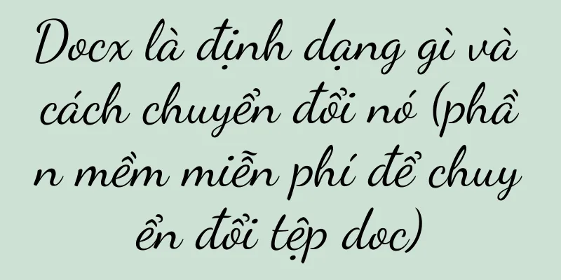 Docx là định dạng gì và cách chuyển đổi nó (phần mềm miễn phí để chuyển đổi tệp doc)