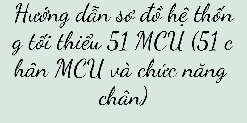 Hướng dẫn sơ đồ hệ thống tối thiểu 51 MCU (51 chân MCU và chức năng chân)