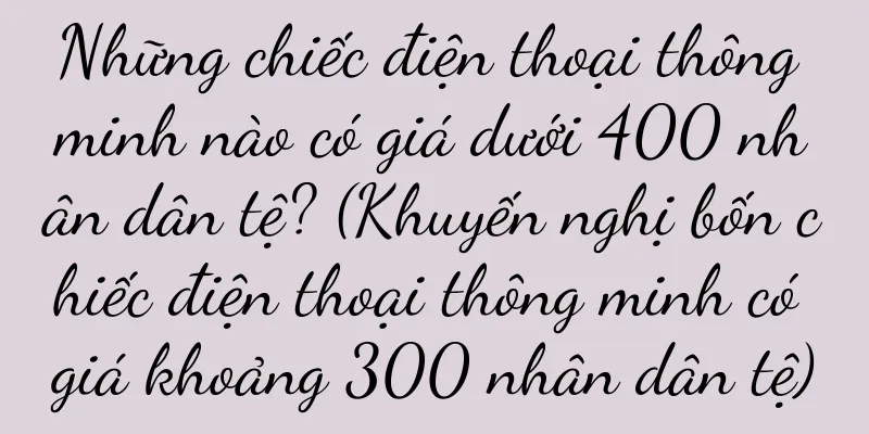 Những chiếc điện thoại thông minh nào có giá dưới 400 nhân dân tệ? (Khuyến nghị bốn chiếc điện thoại thông minh có giá khoảng 300 nhân dân tệ)