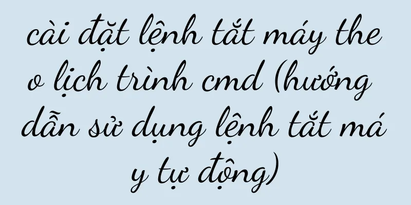 cài đặt lệnh tắt máy theo lịch trình cmd (hướng dẫn sử dụng lệnh tắt máy tự động)