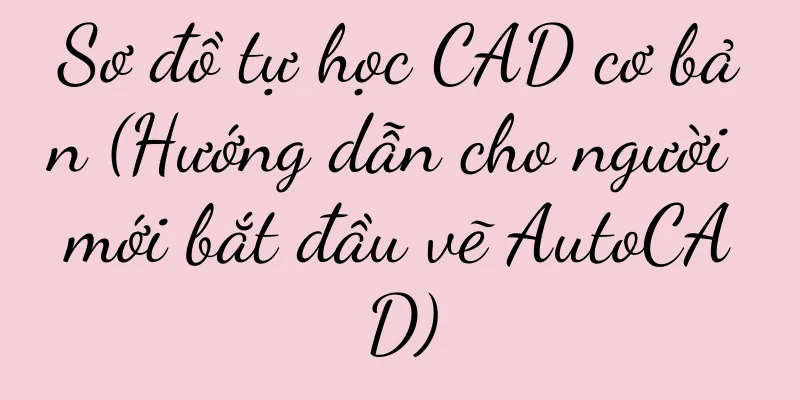 Sơ đồ tự học CAD cơ bản (Hướng dẫn cho người mới bắt đầu vẽ AutoCAD)