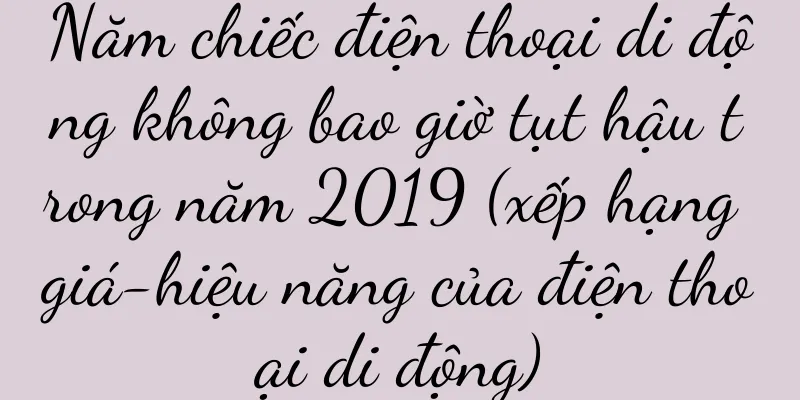 Năm chiếc điện thoại di động không bao giờ tụt hậu trong năm 2019 (xếp hạng giá-hiệu năng của điện thoại di động)