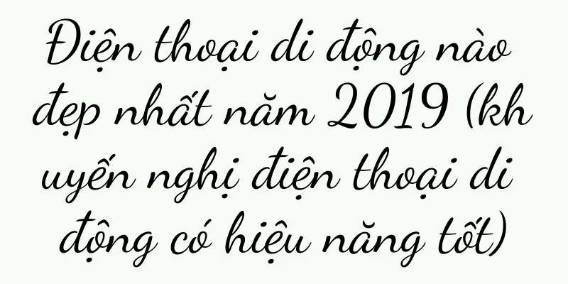 Điện thoại di động nào đẹp nhất năm 2019 (khuyến nghị điện thoại di động có hiệu năng tốt)