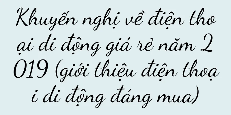 Khuyến nghị về điện thoại di động giá rẻ năm 2019 (giới thiệu điện thoại di động đáng mua)