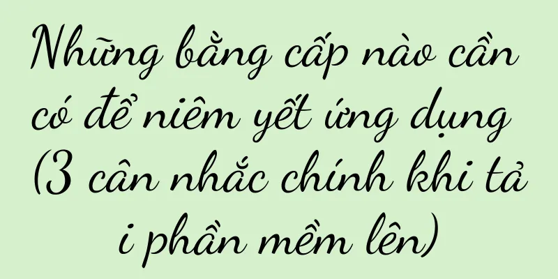 Những bằng cấp nào cần có để niêm yết ứng dụng (3 cân nhắc chính khi tải phần mềm lên)