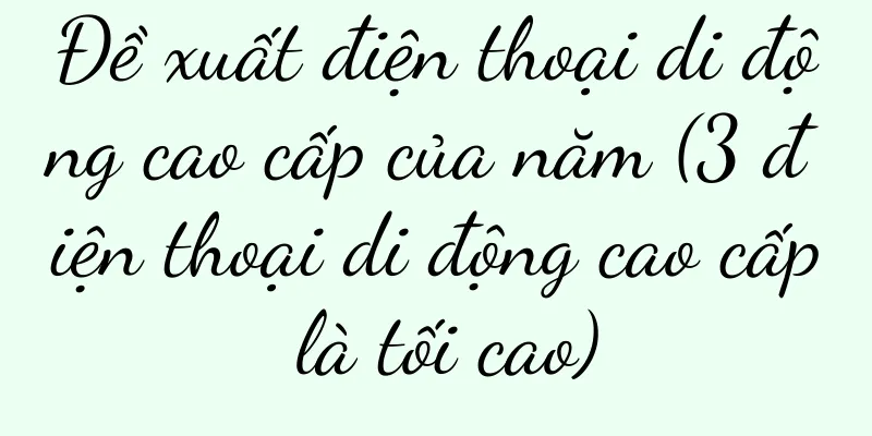 Đề xuất điện thoại di động cao cấp của năm (3 điện thoại di động cao cấp là tối cao)