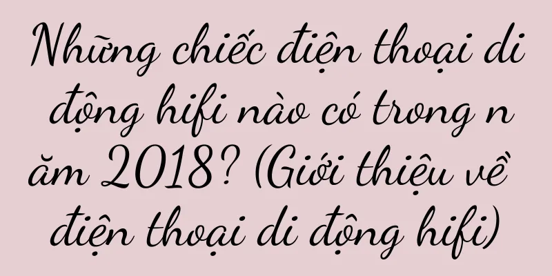 Những chiếc điện thoại di động hifi nào có trong năm 2018? (Giới thiệu về điện thoại di động hifi)