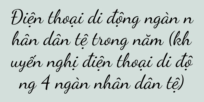 Điện thoại di động ngàn nhân dân tệ trong năm (khuyến nghị điện thoại di động 4 ngàn nhân dân tệ)