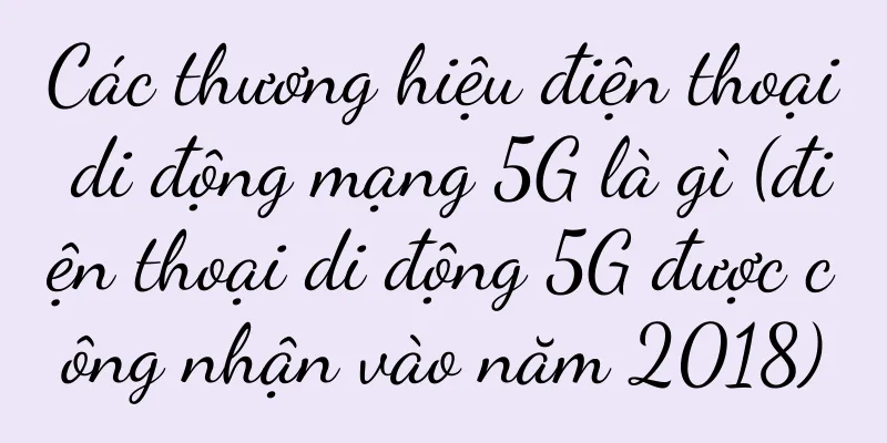 Các thương hiệu điện thoại di động mạng 5G là gì (điện thoại di động 5G được công nhận vào năm 2018)