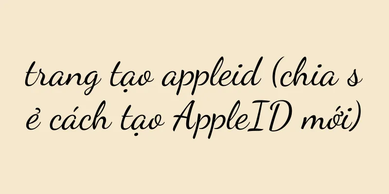 trang tạo appleid (chia sẻ cách tạo AppleID mới)