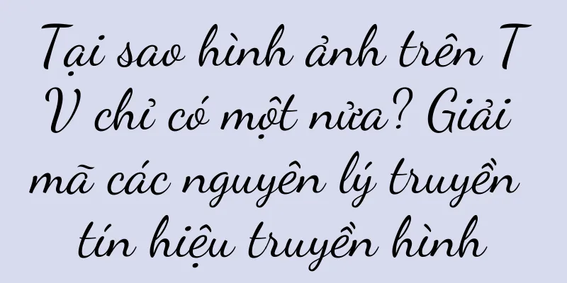 Tại sao hình ảnh trên TV chỉ có một nửa? Giải mã các nguyên lý truyền tín hiệu truyền hình