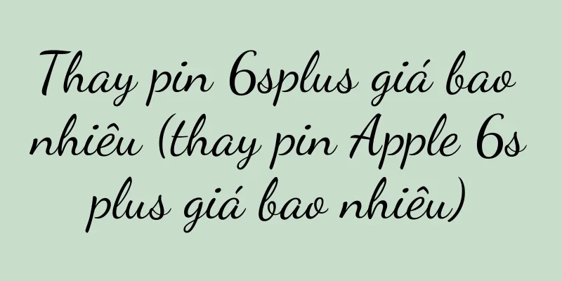 Thay pin 6splus giá bao nhiêu (thay pin Apple 6splus giá bao nhiêu)